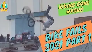 Funny Bike Fails 2021 Part 1 🚴 Biking Gone Wrong 😂 Try Not to Laugh Challenge! Funny Fails 😂