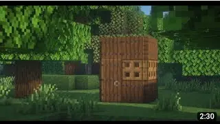 Minecraft... trap door small survival house #minecraft #android
