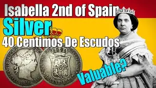 1866 Spanish 40 Cents De Esco | Coin Collecting #42