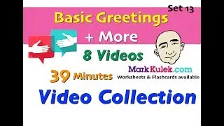 Basic Greetings + More - Video Collection | 13 | English For Communication - ESL