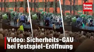 Video: Sicherheits-GAU bei Festspiel-Er&ouml;ffnung | krone.tv 