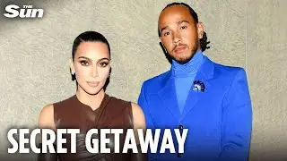 Lewis Hamilton dating Kim Kardashian after reality star jets in to UK to spend night with F1 ace