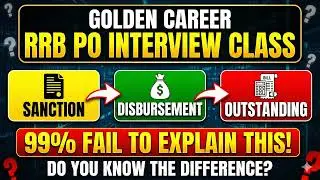 99% Students Fail to Explain This! ❌ Sanction vs Disbursement vs Outstanding