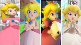 Evolution of Princess Peach in Super Mario 3D Games (1996 - 2022)