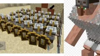 army of skeleton vanguard vs mutant villager!!!