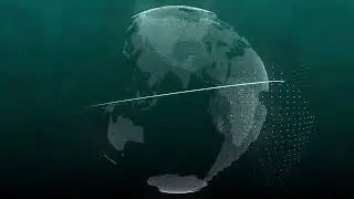 Rotating Earth Particle Effect | 4K Animation D&uuml;nya d&ouml;n&uuml;ş arka plan animasyonu