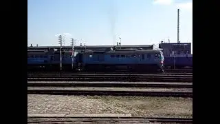 Russiche Doppellok rangiert in Braniewo
