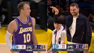 Luke Kennard Had Luka Doncic HYPED On The Bench 🔥