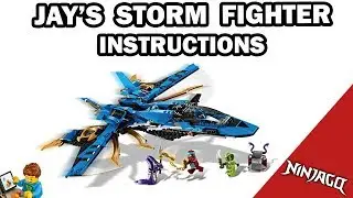 LEGO INSTRUCTIONS - Jay's Storm Fighter - NINJAGO - LEGO Set 70668