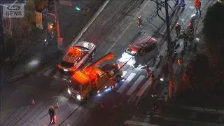 埼玉・春日部市の交差点で4台絡む事故　意識不明の高齢女性が死亡(2025年10月3日)