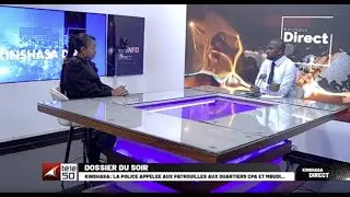 KINSHASA  : LA POLICE APPELEE AUX PATROUILLES AUX QUARTIERS CPA ET MBUDI