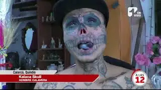 Conozca el hombre calavera colombiano