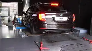 Skoda Superb mit HMS Performance Klappenabgasanlage