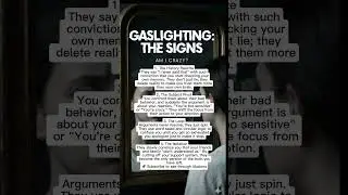 Am I Crazy? 3 Signs You Are Being Gaslighted #shorts