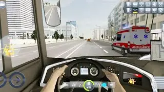 Bus Simulator Ultimate 🚍 | 🚑 Emergency Ambulance Entry! | India Highway Realistic Gameplay 😱🔥