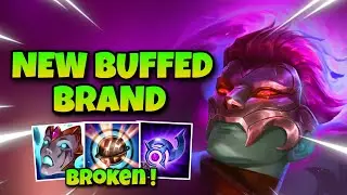 NEW BUFFED BRAND WILD RIFT IS SUPER STRONG !!  ( BEST BUILD )