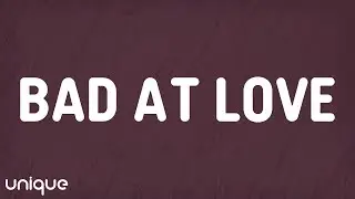 Halsey - Bad At Love (Lyrics)