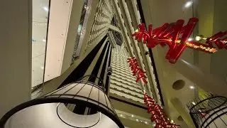 Glass 1980s Mitsubishi (Mod By 9G, Low-Rise) Lifts - Pan Pacific Hotel In Singapore 