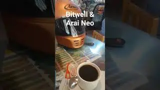 bitwell helmet and Arai Neo