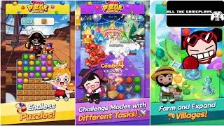 Pucca Puzzle Adventure | Levels 1-7 (ATG) Android, iOS Gameplay