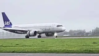 🇳🇱✈️ SAS Airbus A320neo Arrival at Amsterdam Schiphol | EI-SIV Landing Schiphol