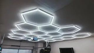 Installing Hexagon Lights in my Garage!