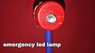 Unique design emergency LED lamp /9v volt battery