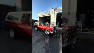 This beautiful 1982 Chevy Silverado came in today  for alignment and it&rsquo;s now ready for the streets