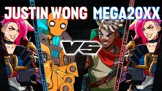 Justin Wong (Blitzcranck-Vi) vs Mega20xx (Ekko-Vi) ▰ 2XKO Pro level replays