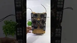 @JHASTECHNICAL 6 Dj Speaker Loding With Mini Truck | Cardboard Dj Gadi Meking | Dj Light #shorts