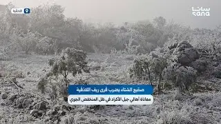 الصقيع يضرب قرى ريف اللاذقية.. ومعاناة الأهالي تزداد مع استمرار تدني درجات الحرارة