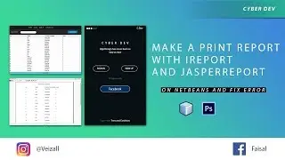 Make a print report with ireport and jasperreport on netbeans and Fix error