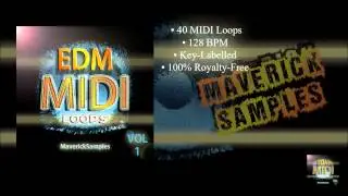EDM Midi Loops Sample Pack