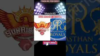 IPL T20 schedule 2022: Day 4 Match 5 #SHvsRR