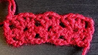 Wooly Muschelmuster H&auml;kelanleitung f&uuml;r Linksh&auml;nder