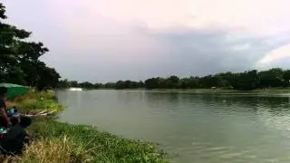 jet ski engine on plywood boat 27/7/2014