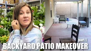 POSSIBLE BAD NEWS while SLOWLY TRANSFORMING OUR BACKYARD with a PATIO MAKEOVER *I LOST HER*