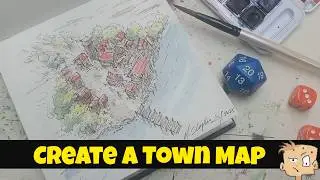 Create Perfect Town Maps That Players Love #watercolor #dnd