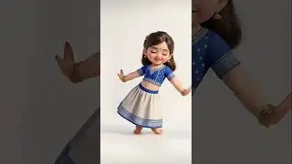 Cute baby girl dancing ! #dance #baby #ai #shorts @MiniStarTV