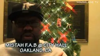 Mistah Fab @ City Hall in Oakland