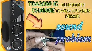Bluetooth tower speaker repair | sound problem