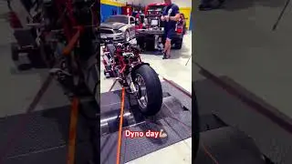 Dyno day for the Turbo Ducati 998 land speed bike