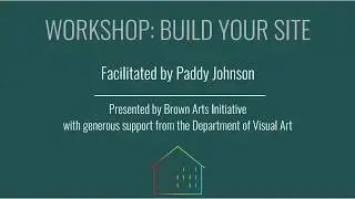 Artists  Build Your Site with Paddy Johnson