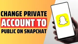 How to change private account to public on snapchat
