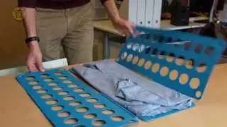 Review opvouwplank - de shirt folder van Sheldon!
