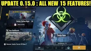 PUBG MOBILE NEW UPDATE 0.15.0 : All New 15 Features - Helicopter - BRDM - Payload Mode - Halloween