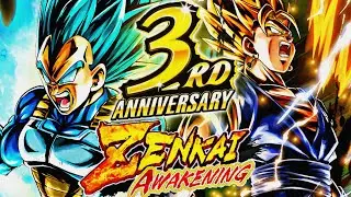 ZENKAI LF SUPER VEGITO & SSB VEGETA! 3RD YEAR ANNIVERSARY! [DB Legends Prediction]