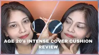 AGE 20&rsquo;s INTENSE COVER CUSHION REVIEW | Is it worth buying for Tan skin tones ?