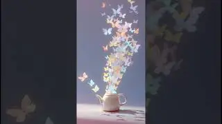 ✨ Watch these butterflies take flight from my favorite teapot.@glowflick5