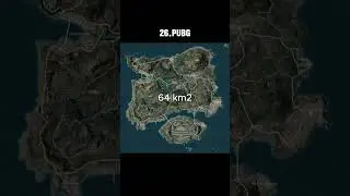 Top 50 video games with the biggest map